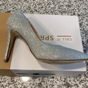 Silver heels
